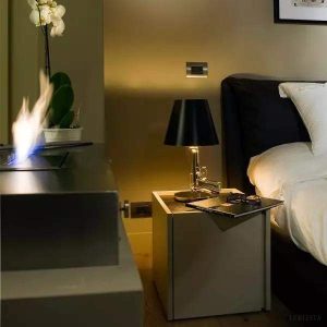 Lampa biurkowa w kształcie broni metalowa elegancka