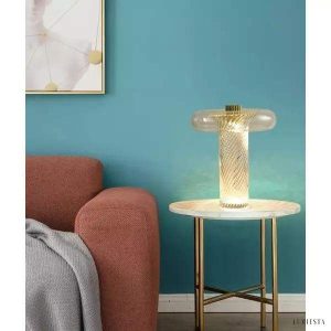 Lampa stołowa Stellar szklana z nowoczesną technologią LED