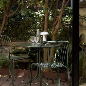 Stylowa przenośna lampa stołowa Como SC53 z kloszem w kształcie grzyba