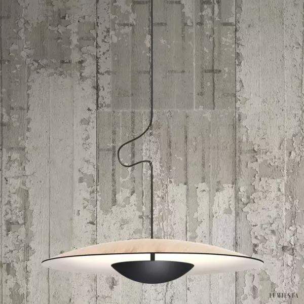 Oke - Nowoczesna lampa wisząca z dużym kloszem