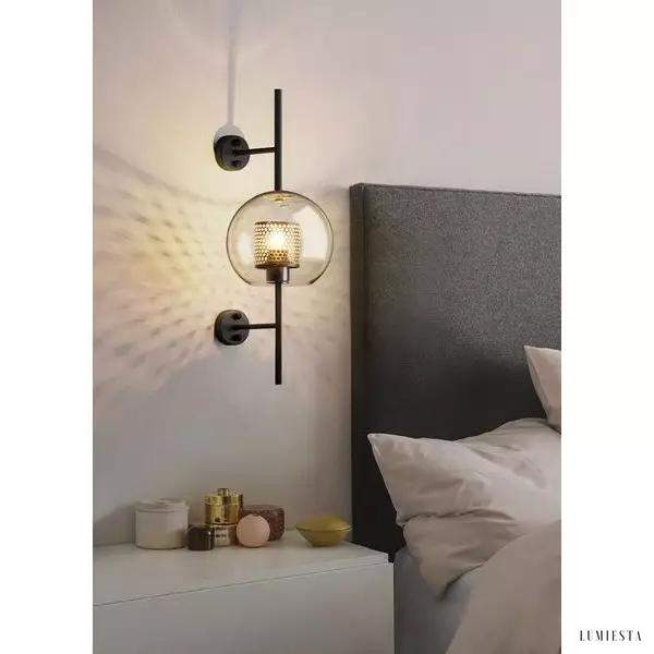 Lampa Ścienna Chiswick Glass Stylowa Szklana Kapsułka