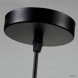 Lampa wisząca ze szkła z miniaturowymi zwierzętami