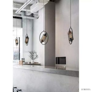 image_9-108.jpg Postmodernistyczna lampa wisząca Iron NET w stylu retro