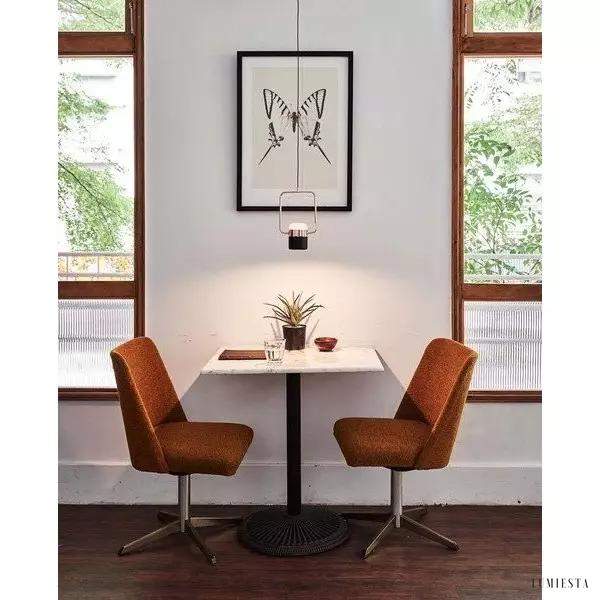 Lampa wisząca LED Slim w stylu art deco z regulowanym kloszem