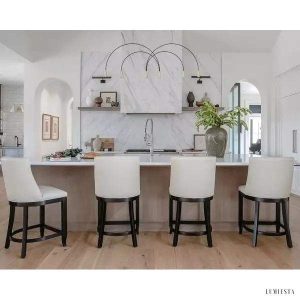 Lampa wisząca Min elegancka z łukowymi ramionami LED