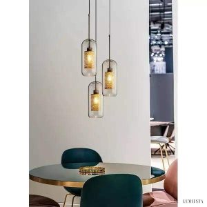 Lampa wisząca ze szkła Wind w stylu nowoczesnym