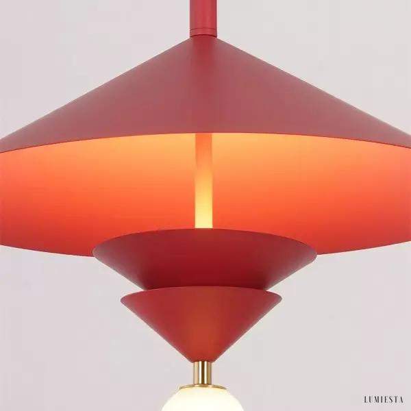 Metalowa lampa wisząca Lantia w skandynawskim stylu