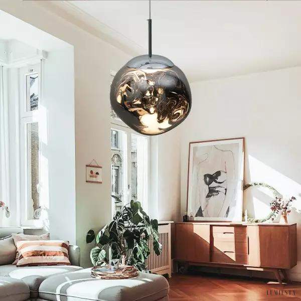 Lampa Wisząca Eloru w Stylu Nowoczesnym Efekt Lawy