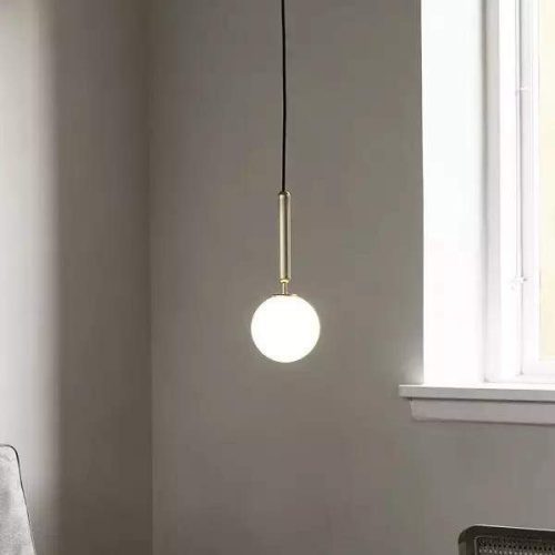 Lampa wisząca Lita z dmuchanymi szklanymi kulkami