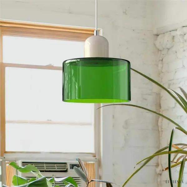 Mondi - Cylindryczna lampa wisząca - elegancki design do wnętrz - wiele kolorów - Ø15cm