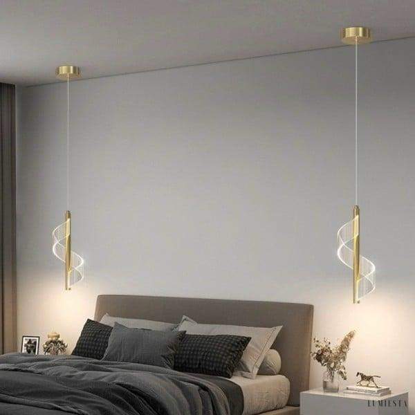 Rilia - Nowoczesna Spiralna Lampa Wisząca