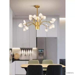 Lampa wisząca HEART w kształcie serca z metalowymi ramionami