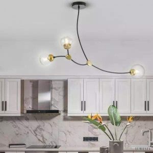 Lampa wisząca Ivy w egzotycznym stylu z dmuchanego szkła