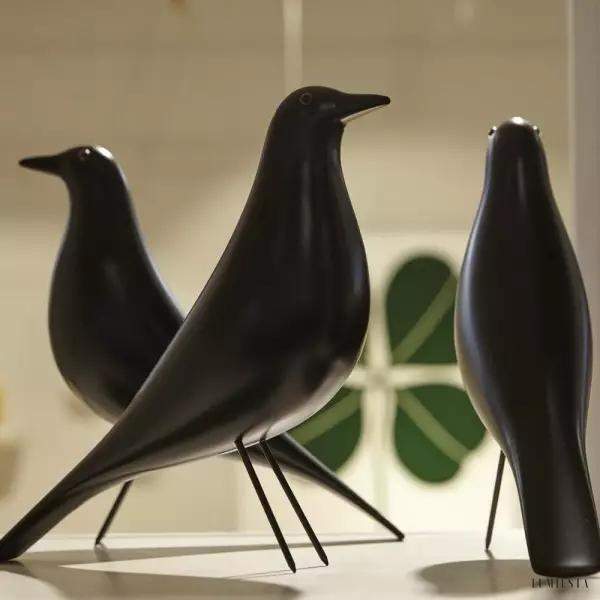 Lampa dekoracyjna Eames House Bird czarna z żywicy