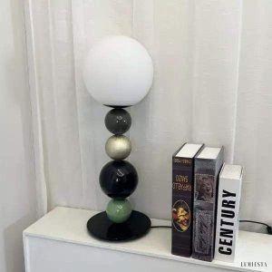 Kolorowa Lampa Stolikowa z Okrągłych Kulek 58 cm