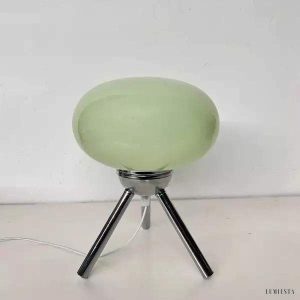 Lampa stołowa Bauhaus Lollipop szklana na trójnogu