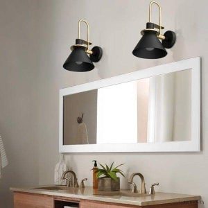 Stylowa lampa ścienna metalowa w skandynawskim stylu