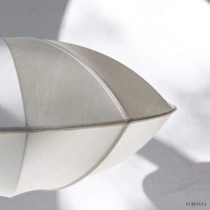 image_9-46.jpg Aria - Lampa wisząca bąbelkowa z tkaniny biało-czarna/brązowo-czarna, Ø40/50/60cm