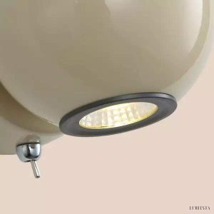 Lampa ścienna Magnetic Attractor Ball nowoczesna kremowa