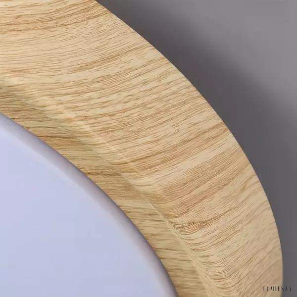 Vintage Okrągła Lampa LED sufitowa w stylu skandynawskim