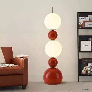 Nowoczesna minimalistyczna lampa podłogowa Molecular Ball