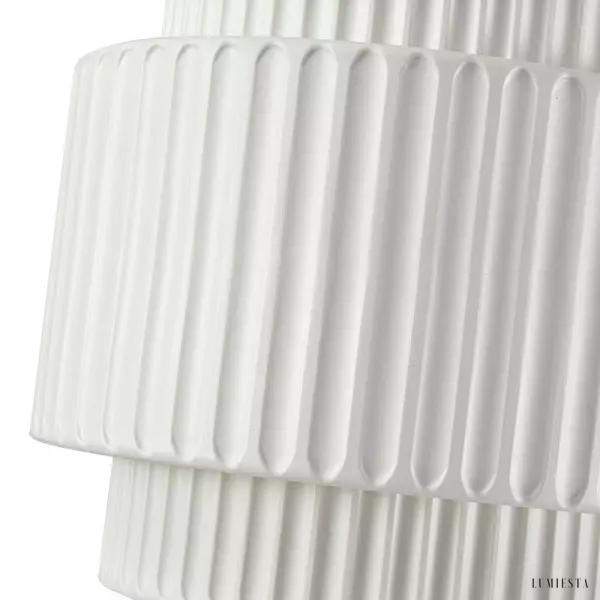 image_9-86.jpg Kremowa lampa wisząca bębnowa z żywicy eleganckie oświetlenie