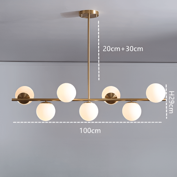 Lampa Wisząca Glamour z Kulkami