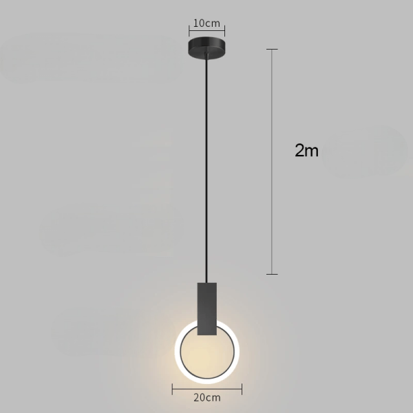 Lampa wisząca Pierścień Elegancji