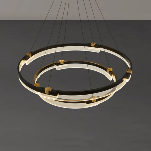 Dairet - Włoski elegancki żyrandol pierścieniowy