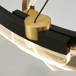 Dairet - Włoski elegancki żyrandol pierścieniowy