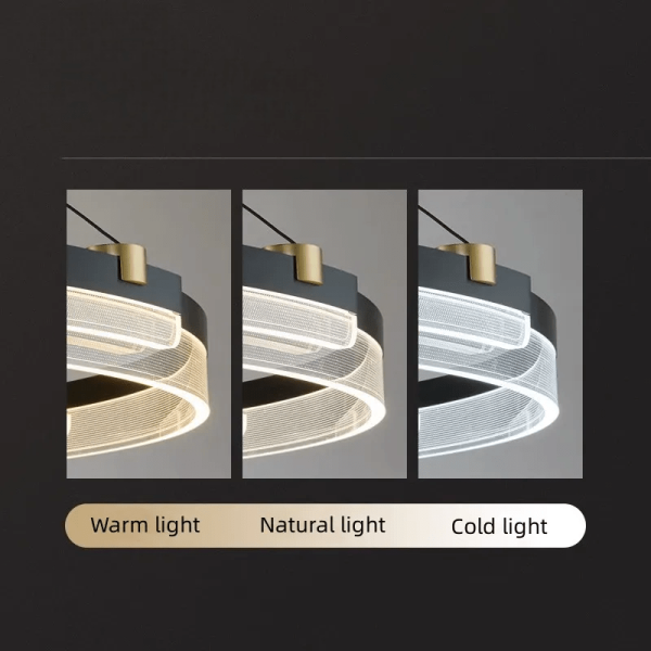 Dairet - Włoski elegancki żyrandol pierścieniowy