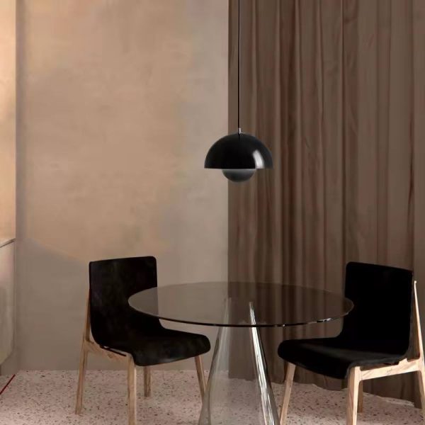 Lampa wisząca Kwiatowa w kształcie półkuli w różnych kolorach