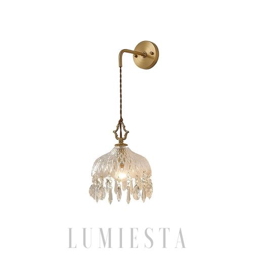 wm_10252227947239394847.jpg Lampa ścienna Alshamal szklana w stylu retro miedź kryształ