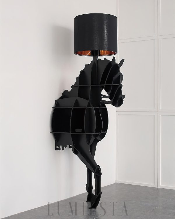 wm_10720157054767788914.jpg Lampa podłogowa Tete Horse nowoczesna czarno-czerwona