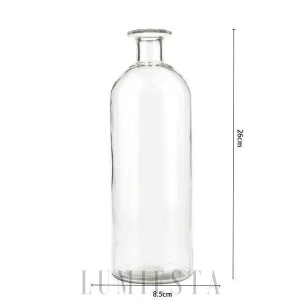 Szklany wazon dekoracyjny w nowoczesnym stylu 11 cm