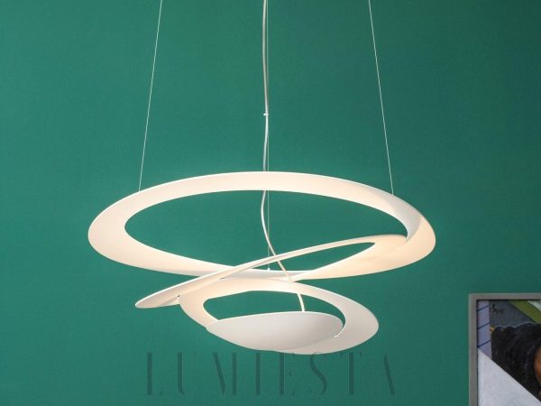 Efektowna spiralna lampa wisząca Pirce LED
