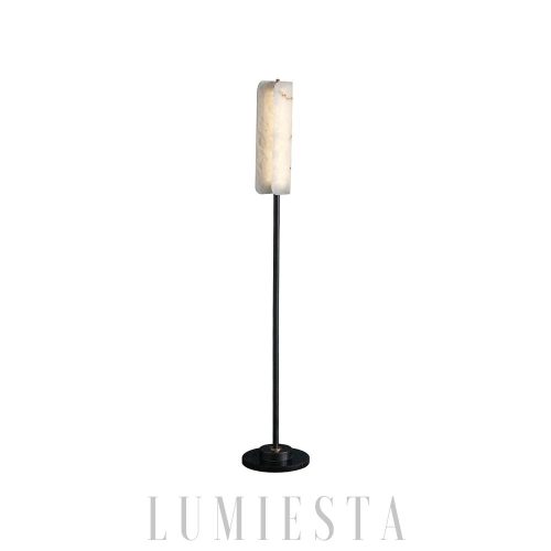 Years - Lampa 150 cm, mosiądz, alabaster, ciepłe światło