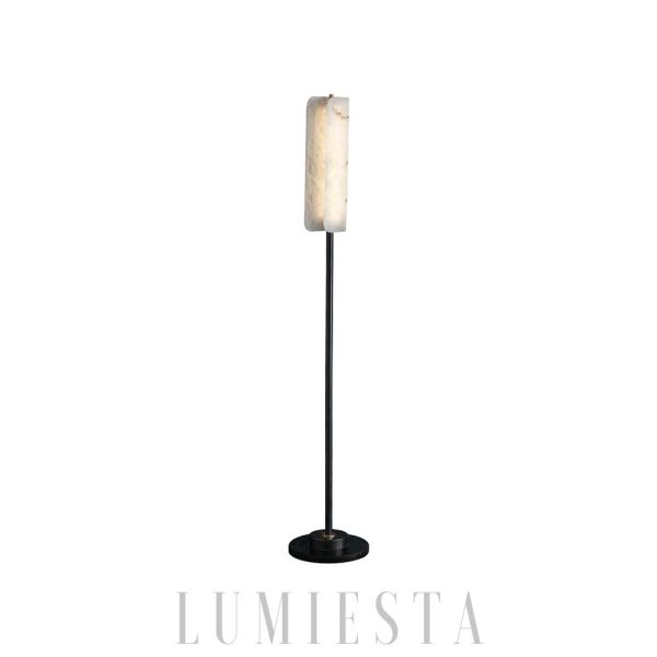 Years - Lampa 150 cm, mosiądz, alabaster, ciepłe światło