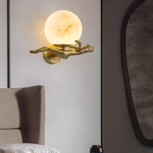 wm_10980762841074397565.jpg Toubkal - Mosiężna retro z alabastrowym kloszem 30 cm