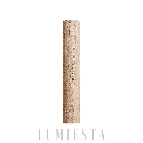 Luksusowy długi kinkiet trawertynowy beżowy Rozmiar 120cm