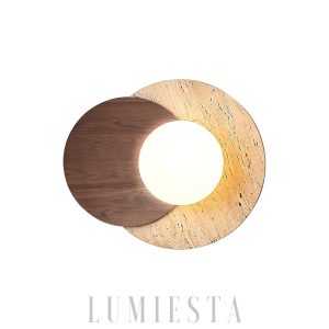 wm_11073933520074812950.jpg Lunar Eclipse - Nowoczesna lampa ścienna z trawertynu