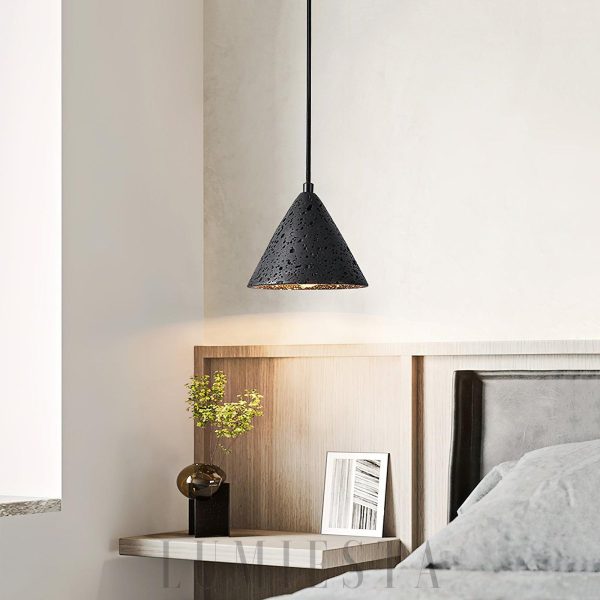  Scafell - Lampa wisząca z travertynu w stylu nowoczesnym