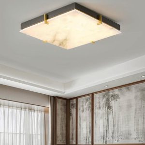 Orion - Lampa sufitowa kwadratowa czarna elegancja