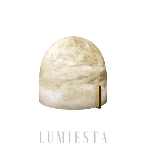 Mona - Lampa stołowa Alabaster w eleganckim białym designie