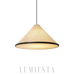 Lampa wisząca z papieru washi w kształcie kapelusza 50cm