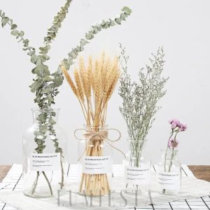 Butelka szklana 250ml brązowa stylowa dekoracja domu