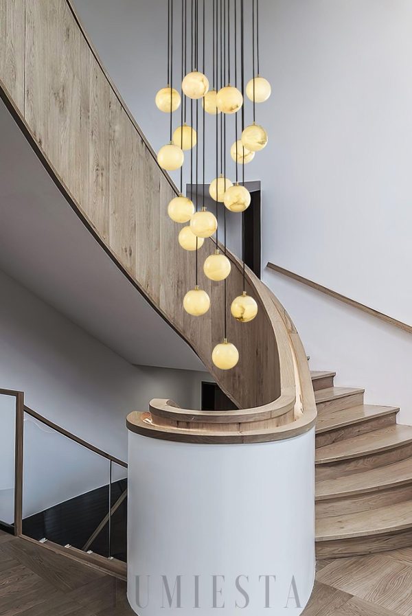 Romeria - lampa wisząca w kształcie kul w stylu nowoczesnym