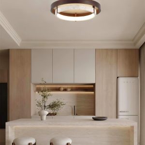 Ring Travertine Cirvela nowoczesny plafon trawertyn