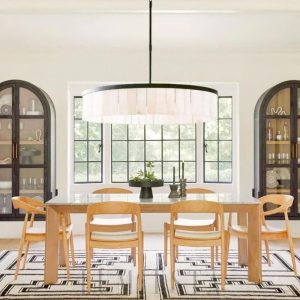 Alabastr - lampa wisząca okrągła w stylu minimalistycznym