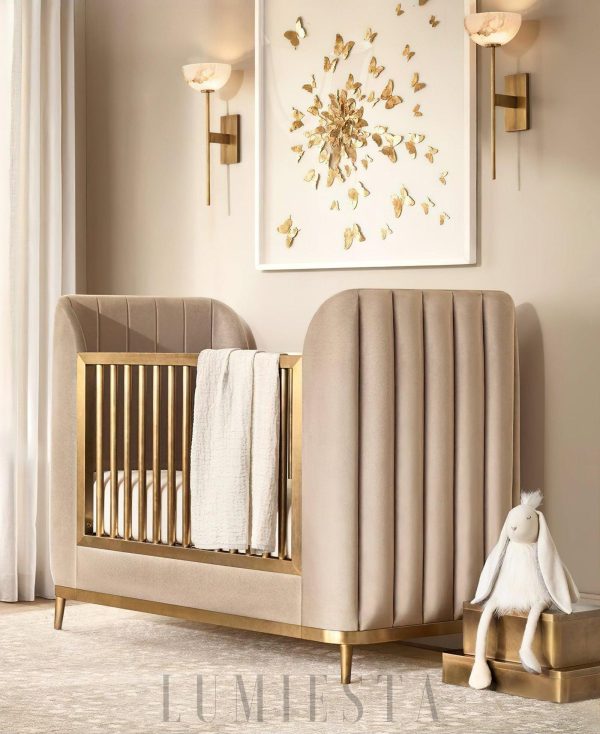 Cup - Lampa ścienna Alabaster stylowa biało złota 16cm 52cm